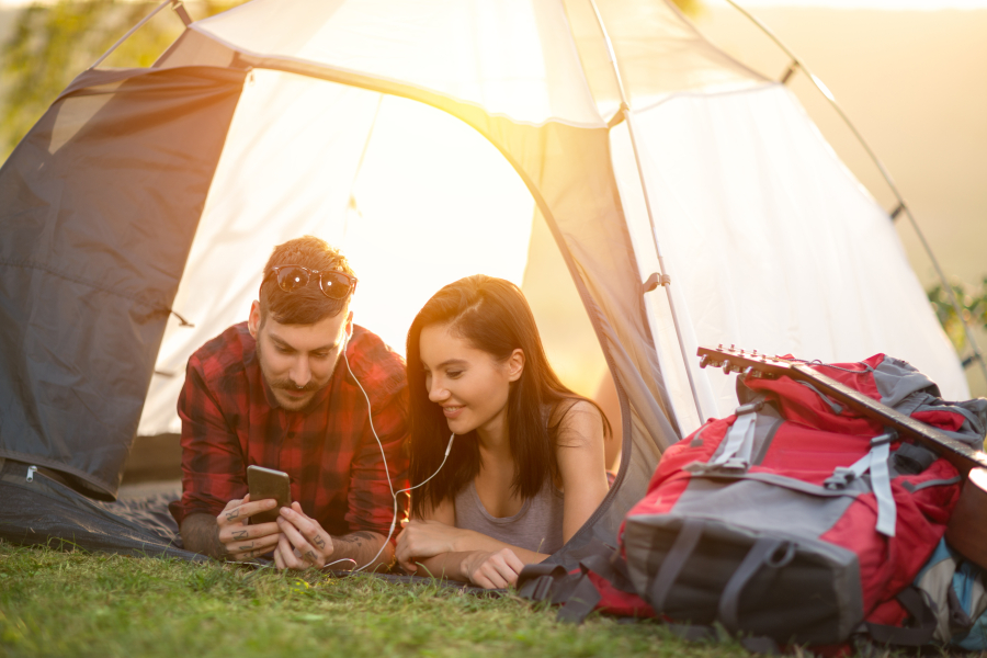 famille en camping en Gironde 3 etoiles