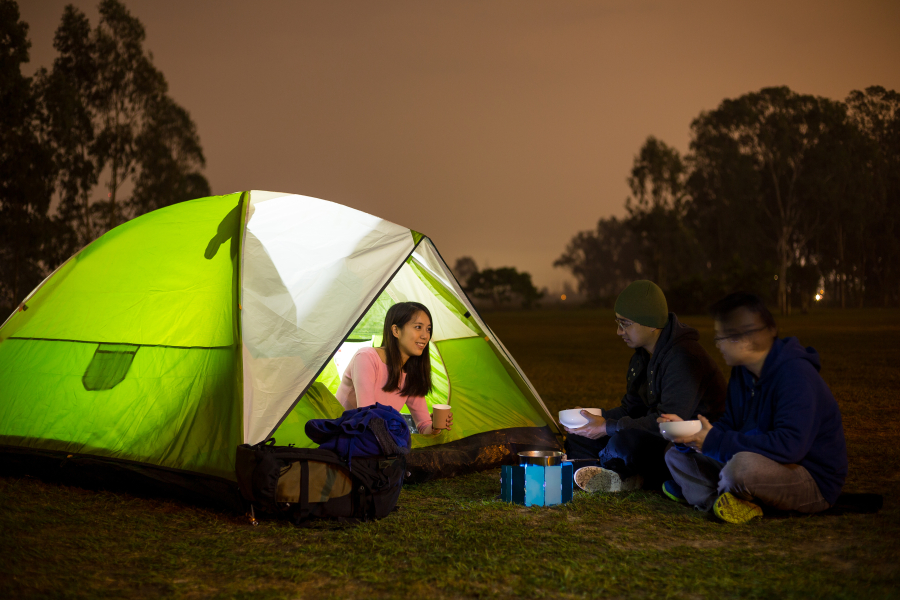 famille en camping en Gironde 3 etoiles