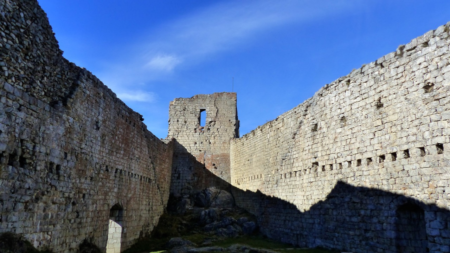 ruines château Montségur Ariège 